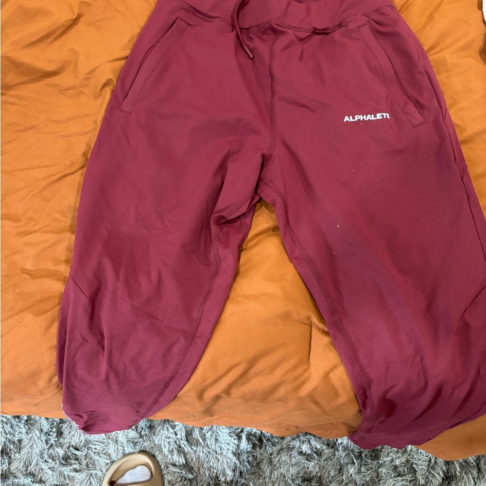 Alphalete stretch joggers size small
